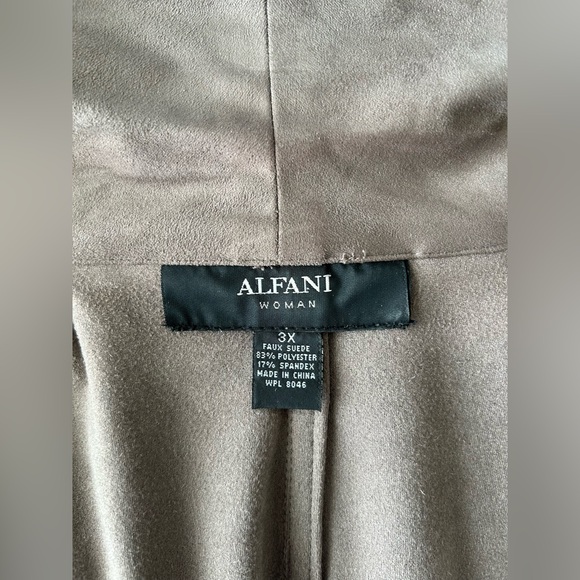 Alfani Faux Leather Jacket - Picture 4 of 6